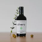 Botella de aceite de oliva virgen extra ecológico Picual Olvero